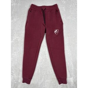Alphalete Activewear Joggers Men's Small 26X27 Red Maroon Cotton